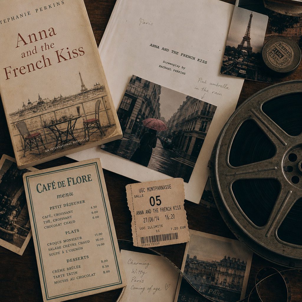 A view over Parisian rooftops at golden hour — the cinematic backdrop of Anna and the French Kiss